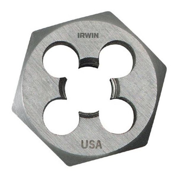 Irwin Industrial Tool Co. 14MM-2MM High Carbon Steel Metric Hexagon Die 1.44 Across Flat IR99374